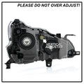 1920 ALTIMA 4DR HALOGEN HEADLIGHTS SET BLACK