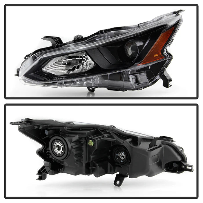 1920 ALTIMA 4DR HALOGEN HEADLIGHTS SET BLACK