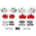 R1 83-99 Ford B600 Bus Chassis (Front Disc Brakes) Front Right Slotted Black Brake Rotor