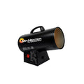 75000 125000 BTU FORCED AIR PROPANE HEATER WITH QBT