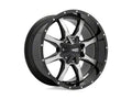 MO970 20X10 5X5.0/5.5 12MM GLOSS BLACK MACHINED FACE