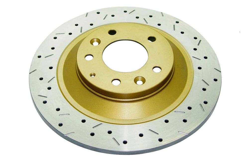 DBA 05+ Mazda MazdaSpeed6 / 05+ MX6 Rear Drilled & Slotted 4000 Series Rotor