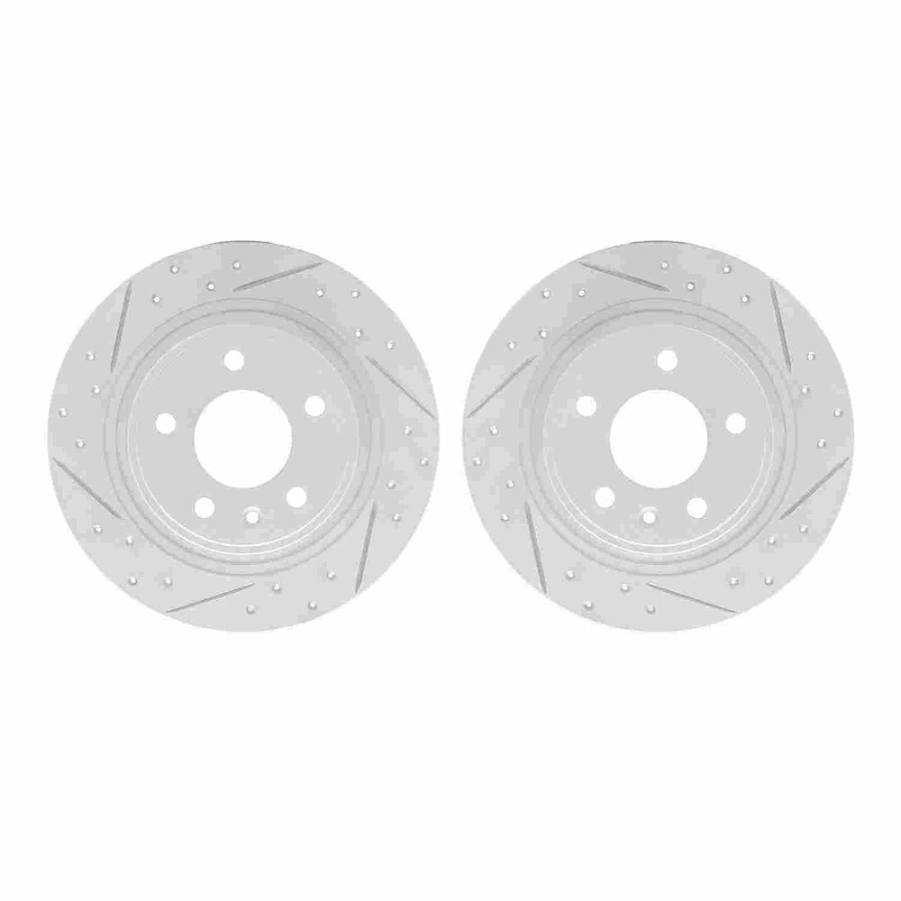 DFC 11-19 Buick Cascada Rear Drilled & Slotted Geoperformance Rotors
