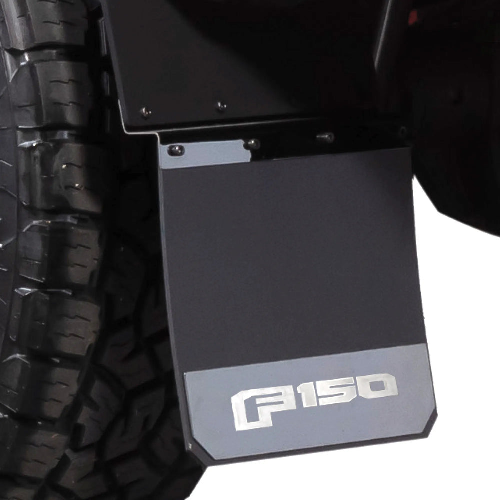 15C F150 LOGO SOLID MUD SKINS REAR SET