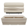 WISE BM1144 PREMIER SERIES PONTOON 36IN BENCH CUSHION SET STONE / MOCHA JAVA / KHAKI