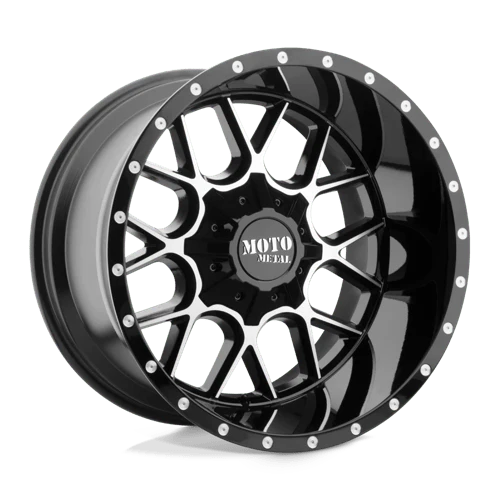 Wheel Pros Moto Metal MO986 20X12 6X120/5.5 G-BLK MACH -44MM MO98621278344N