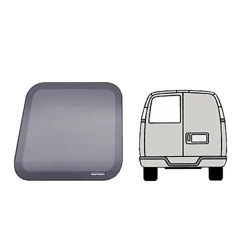 FIXED WINDOW LEFT HAND REAR DOOR WINDOW 97C GM