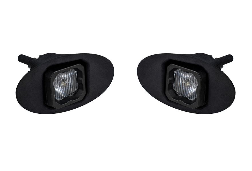 SSC1 SAE/DOT Type HA Fog Light Kit Cool White (6000K) White SAE Fog Diode Dynamics