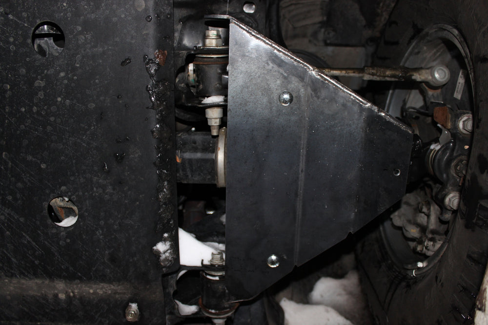 RCI Metalwork A-arm Skid Plates Tacoma / 4Runner / FJ / GX - 1/4 5052 Aluminum - Black Powder Coat UNIVAARMALBK
