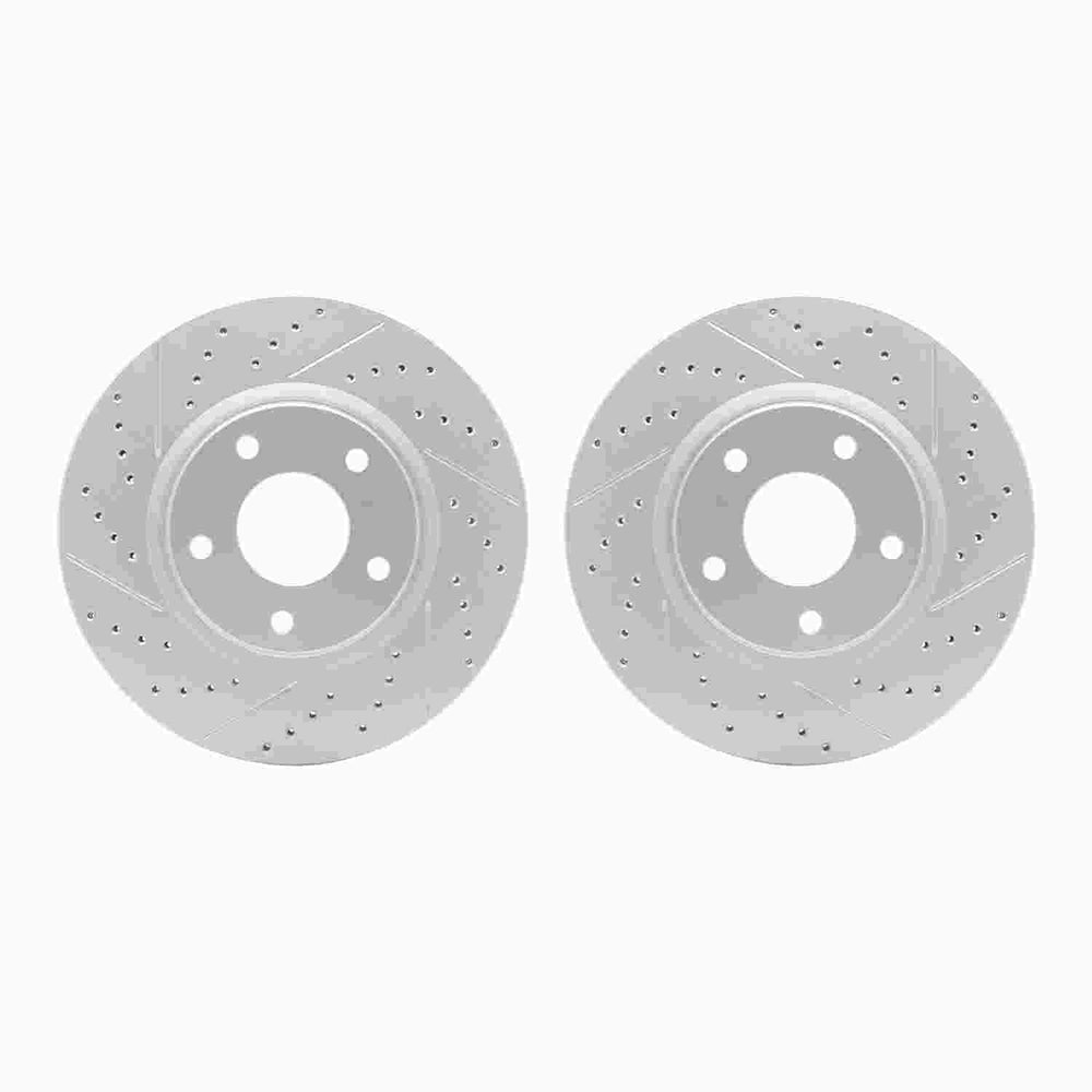 DFC 03-05 Infiniti G35 Front Drilled & Slotted Geoperformance Rotors