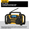 12V/20V MAX JOBSITE PORTABLE BLUETOOTH CORDLESS RADIO W/CHARGING PORT