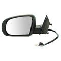 LH MIRROR OTR REAR VIEW PWR HTD TEXTURED W/SIGN ON CVR TOW SILVRDO/SIERRA 0307;SILVRDO HYBRID 050
