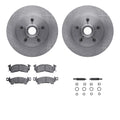 R1 Concepts Brake Rotor- Blank with Optimum Oe Pads Hdw Fits Chevrolet G20