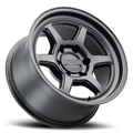 Aluminum Wheels 17x8.5 Roku HD K14MB Matte Black 5x150 Bolt Pattern 0 Offset Kansei Wheels