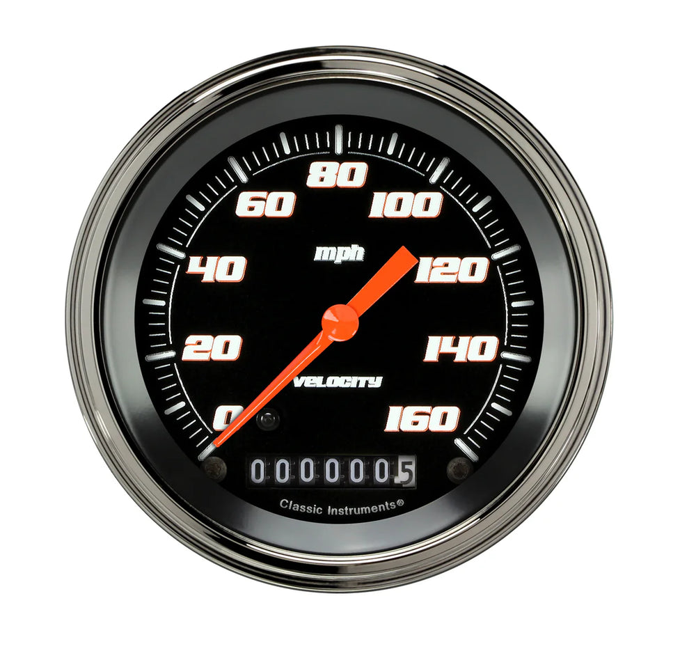 VELOCITY BLACK 3IN SPEEDO 160MPH