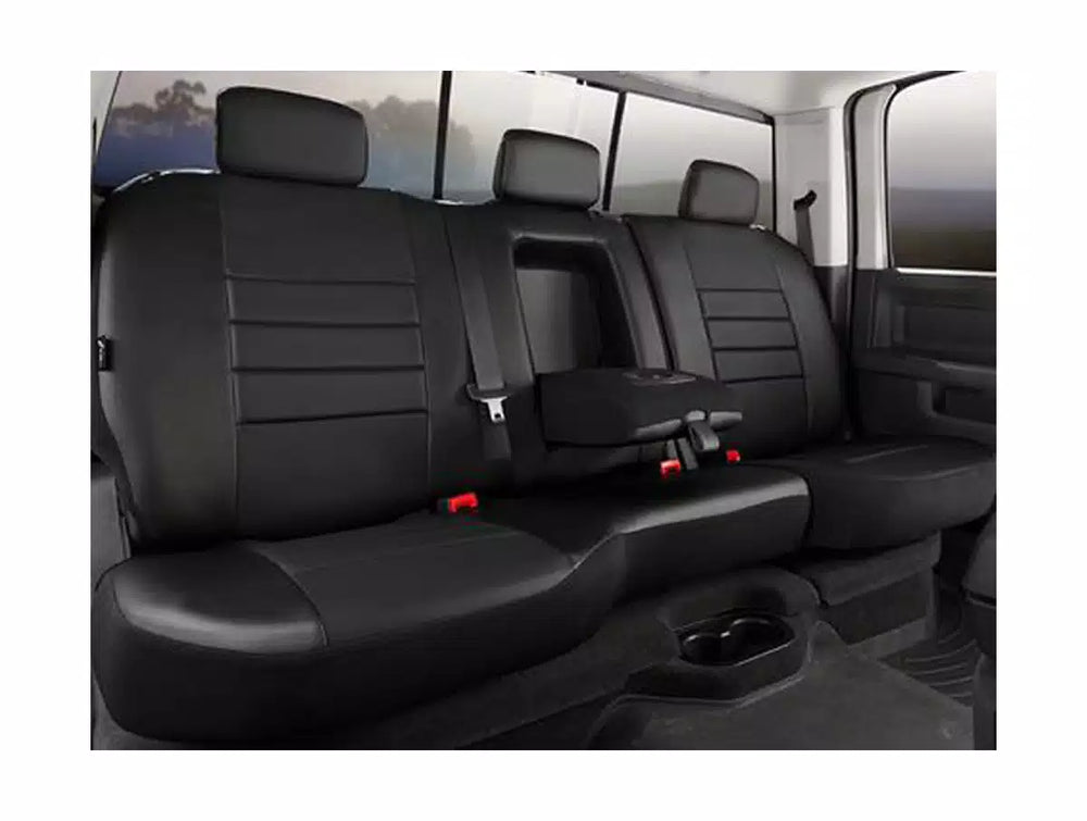 22C TUNDRA DOUBLE CAB SL REAR 60/40 SEAT COVER BLACK