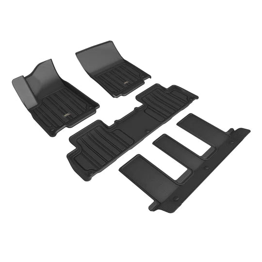 2224 RIVIAN R1S ELITECT FLOORLINER FIRST/2ND/3RD ROW BLACK