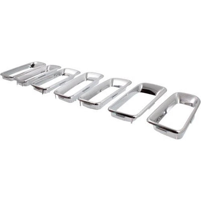 CAPA GRILLE MOLDING GRILLE INSERT; CHROME JEEP COMPASS 1117