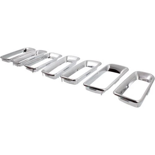 CAPA GRILLE MOLDING GRILLE INSERT; CHROME JEEP COMPASS 1117