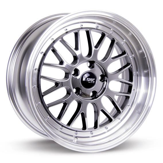 AMAZE II 17X7.5 5X114.3 ET40 CB73.1 BLACK CHR PVD MACHINED