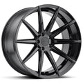 ~(27 lbs. 20X20X10)~ TSW CLYPSE 18x8.5 5/112 ET42 CB66.56 TITANIUM W/MATTE BRUSHED FACE