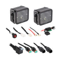 BLACKOUT 3IN - 4 LED FLOOD CUBE - 2 PACK