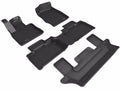 2124 EXPLORER BUCKET SEATS KAGU FLOORLINER ROW 1 & 2 & 3 BLACK