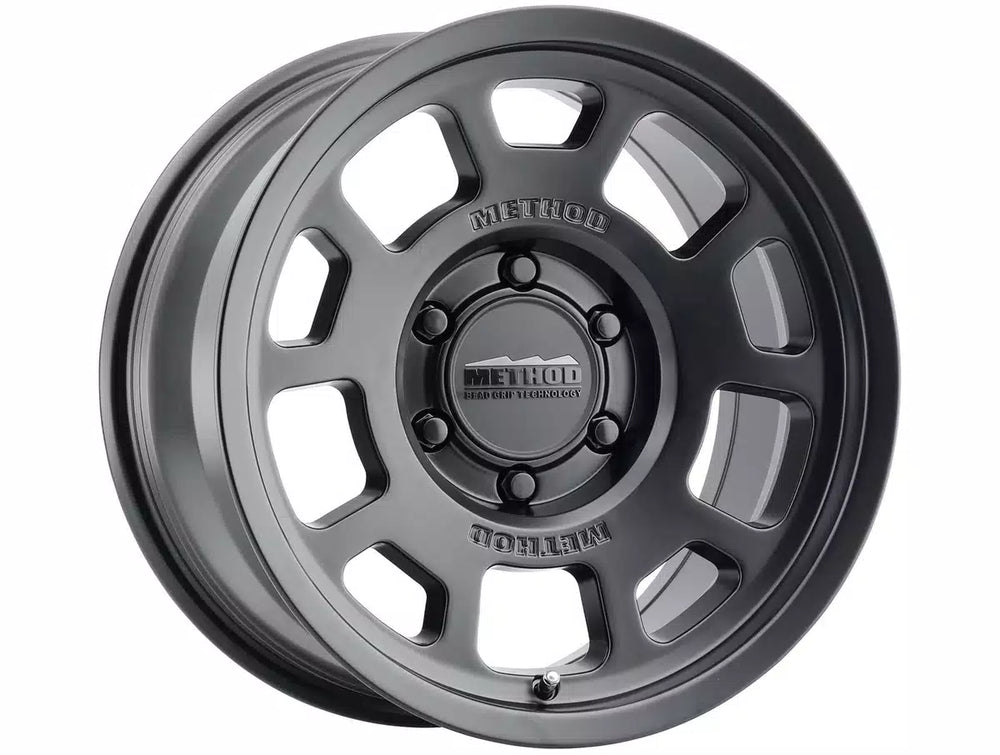Method MR705 17x8.5 +25mm Offset 6x135 87mm CB Matte Black Wheel