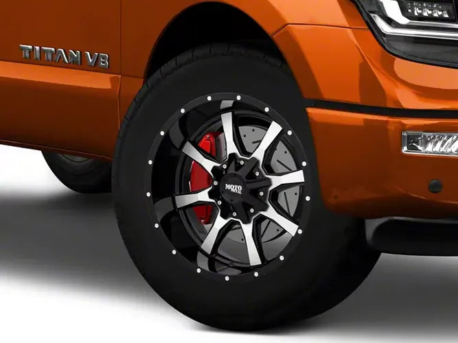 MO970 20X10 6X135/5.5 18MM GLOSS BLACK MACHINED FACE