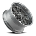 ~(34 lbs. 20X20X11)~ 650 (650) GREY/POLISHED LIP 18X9.5 5-127 0MM 83.82MM