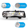 1821 FORD MUSTANG LED FOG LIGHT W/ SEQUENTIAL TURN SIGNALCLEAR