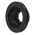 R1 73-24 Workhorse 000 Gvw) Fr & Rr Left Drilled & Slotted Black Brake Rotor