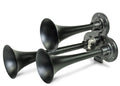 ~(5 lbs. 13X9X7)~ Basic Trio Air Horn Kit For Onboard Air Cast Zinc Alloy/Stainless Steel Chrome Finish Pacbrake