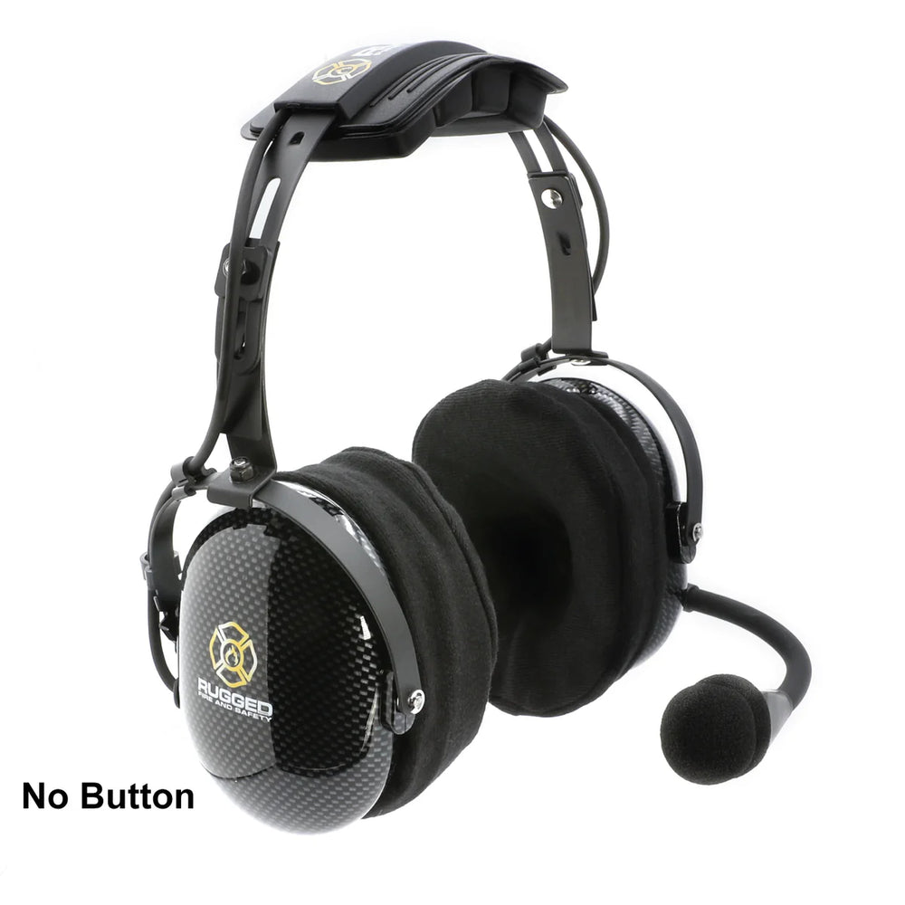Rugged Radios FHS Over-The-Head Fire Safety Industrial Headset No Buttons / For Rugged / Firecom
