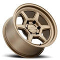 Aluminum Wheels 17x8.5 Roku HD K14B Matte Bronze 6x139.7 Bolt Pattern 0 Offset Kansei Wheels