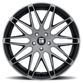 ~(36 lbs. 22X22X10)~ TR75 (3275) BRUSHED MATTE BLACK W/ DARK TINT 20X9 5-112 35mm 66.56mm