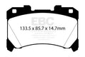 EBC Racing 2023 Toyota Corolla GR RP-1 Race Front Brake Pads