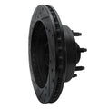 R1 95-07 Ford E-150 Econoline Front Right Drilled & Slotted Black Brake Rotor