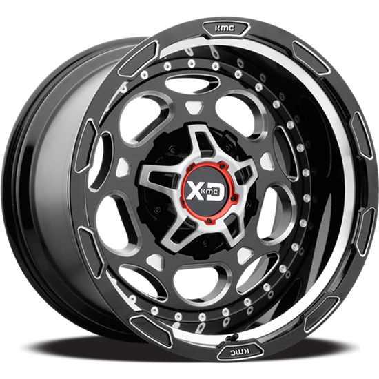 XD837 20X12 6X135/5.5 G-BLK MILL -44MM