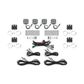 Diode Dynamics Stage Series SXS Rock Light Installer Kit - White Diffused M8 (4-pack)