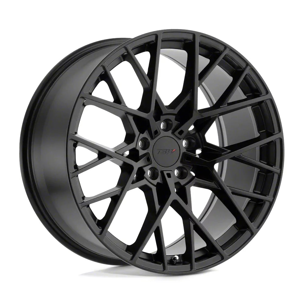 TSW Alloy Wheels black auto part