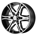 AR893 18X8.5 6X135 G-BLK MACH 30MM