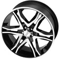 AR893 18X8.5 6X135 G-BLK MACH 30MM