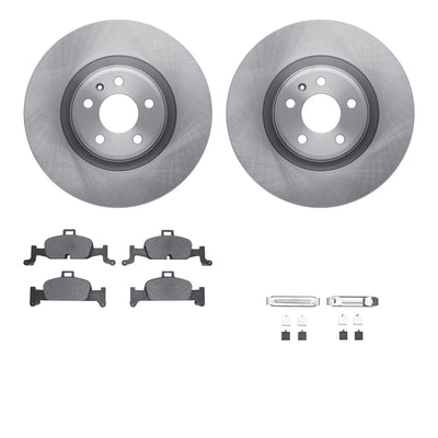 R1 Concepts Brake Rotor- Blank with Optimum Oe Pads Hdw Fits Audi A4