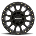 Method MR305 NV 17x8.5 0mm Offset 5x5 94mm CB Matte Black Wheel