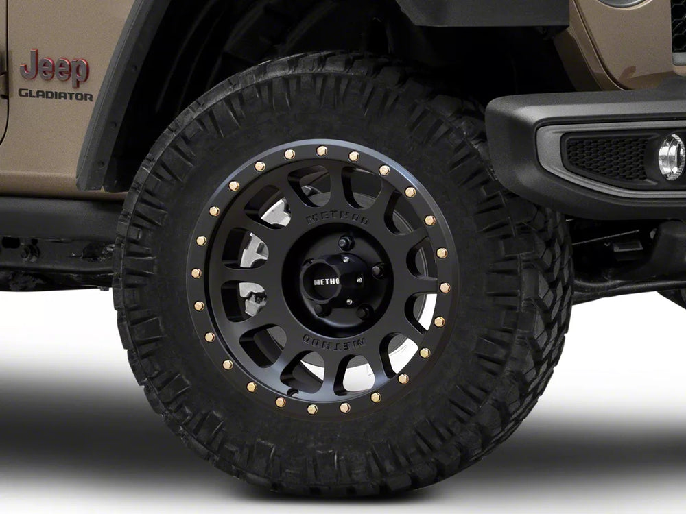 Method MR305 NV 17x8.5 0mm Offset 8x170 130.81mm CB Matte Black Wheel
