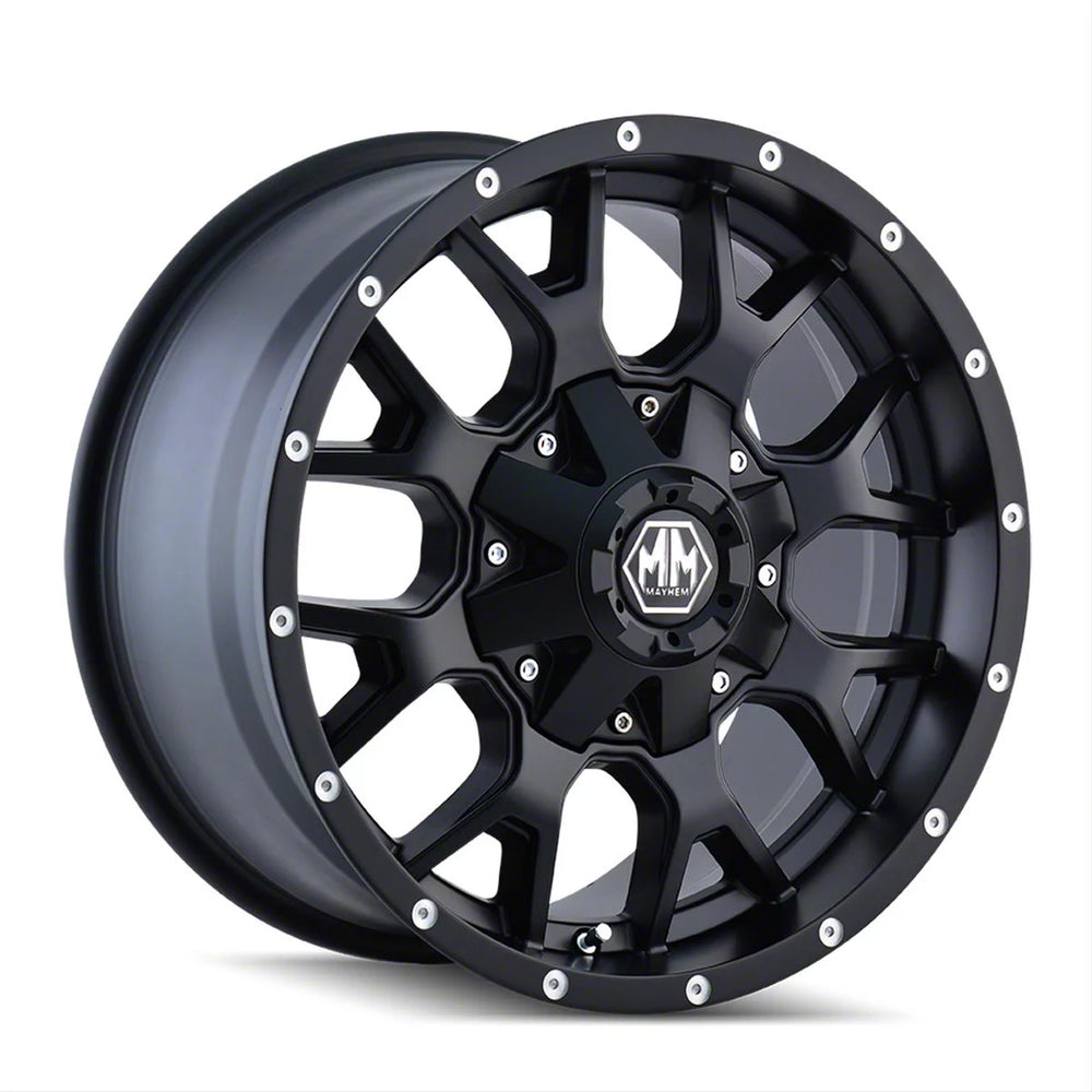 MAYHEM WARRIOR 8015 MATTE BLACK 20X9 8-170 0MM 125.2MM
