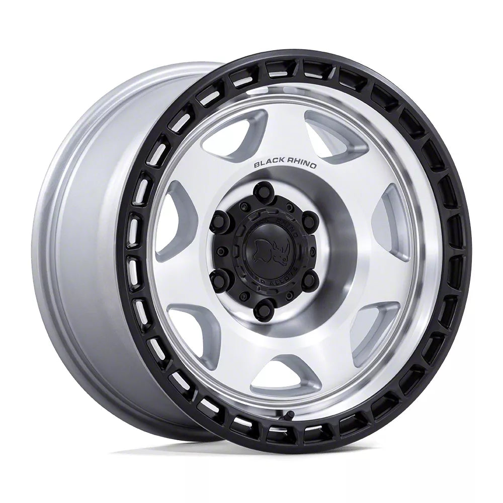 VOYAGER 17X8.5 6X5.5 SLVMCHBLK 0MM