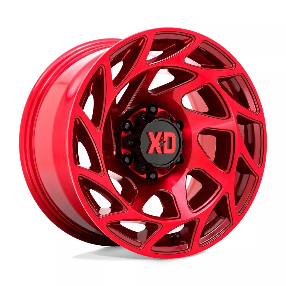 ONSLAUGHT 17X9 5X5.0 12MM CANDY RED