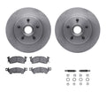 R1 Concepts E- Line Series Brake Rotor with Ceramic Brake Pads Hdw Fits Chevrolet G10